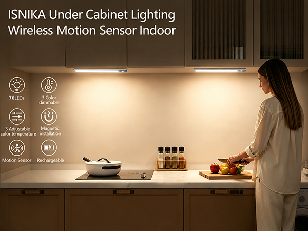 Under Cabinet Lighting Wireless Motion Sensor Indoor