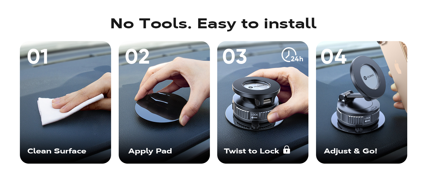 VICSEED iphone car magnetic mount highest rated car phone holder car cell phone holders