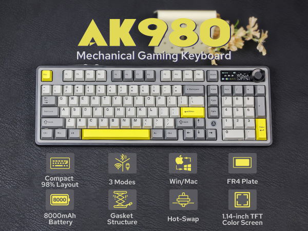 AK980 Screen Black