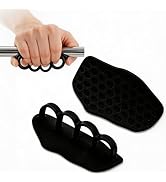 FRAWENLECO Anti-Slip Workout Grips, Charcoal Gray Gym Grips for Men Women, Anti-Slip Palm Protect...