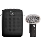 WinBridge WB006 Upgraded Wireless Voice Amplifier – Bluetooth Lapel Microphone with Speaker, Wind...