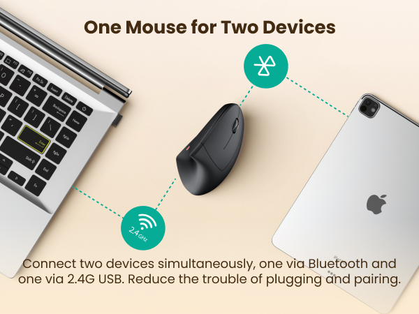 bluetooth and 2.4g 2 in 1