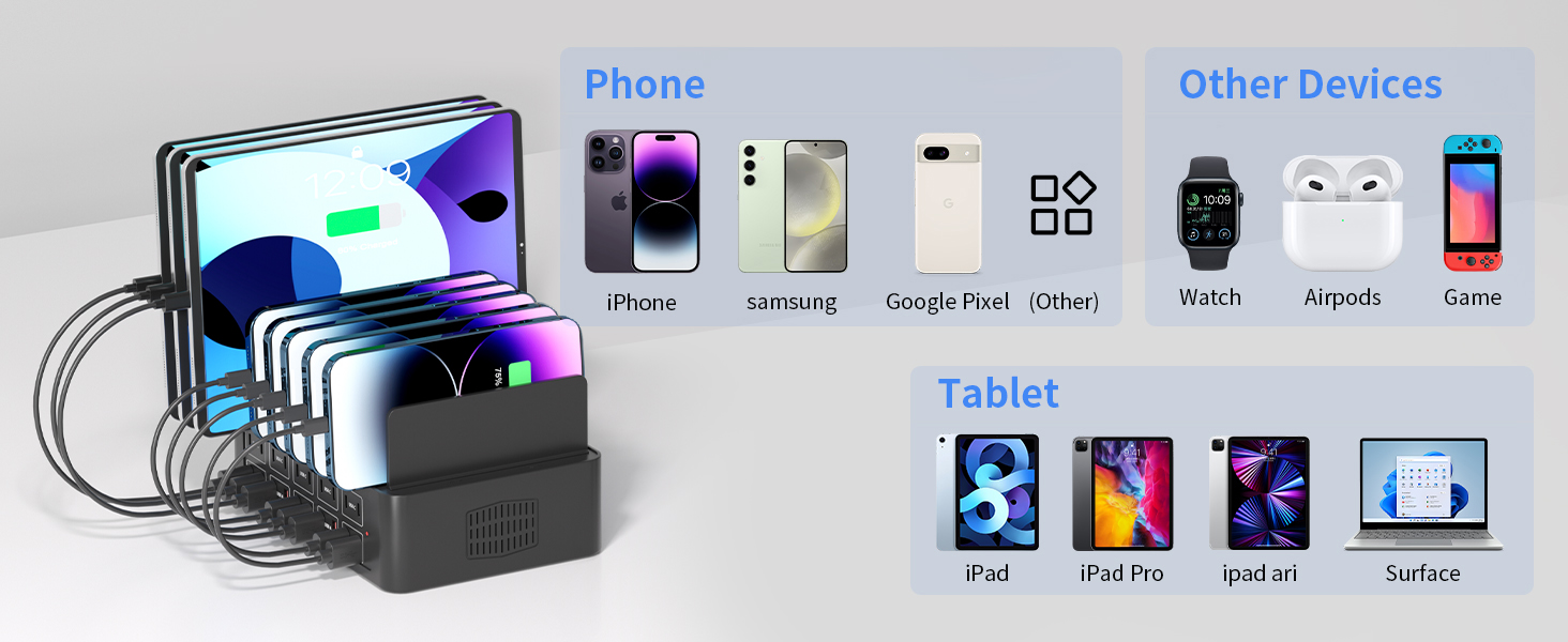 multiple charging station