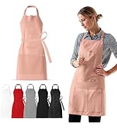VITA ELEGANTE Aprons with Pocket – Waterproof Adult Apron for Cooking, Baking, Kitchen, Chef or C...