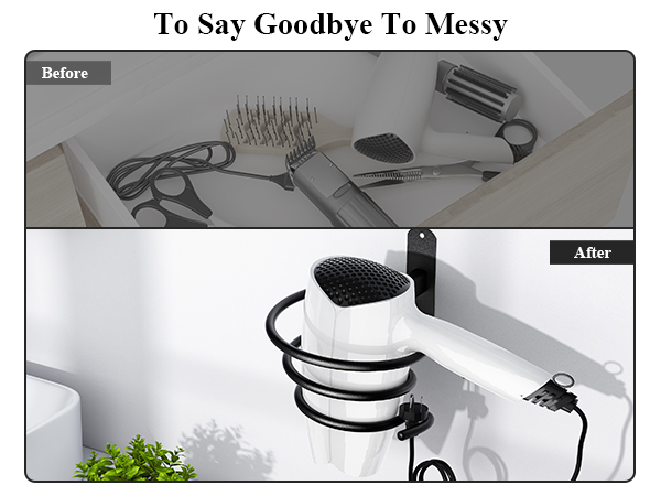 Tindbea Hair Dryer Holder