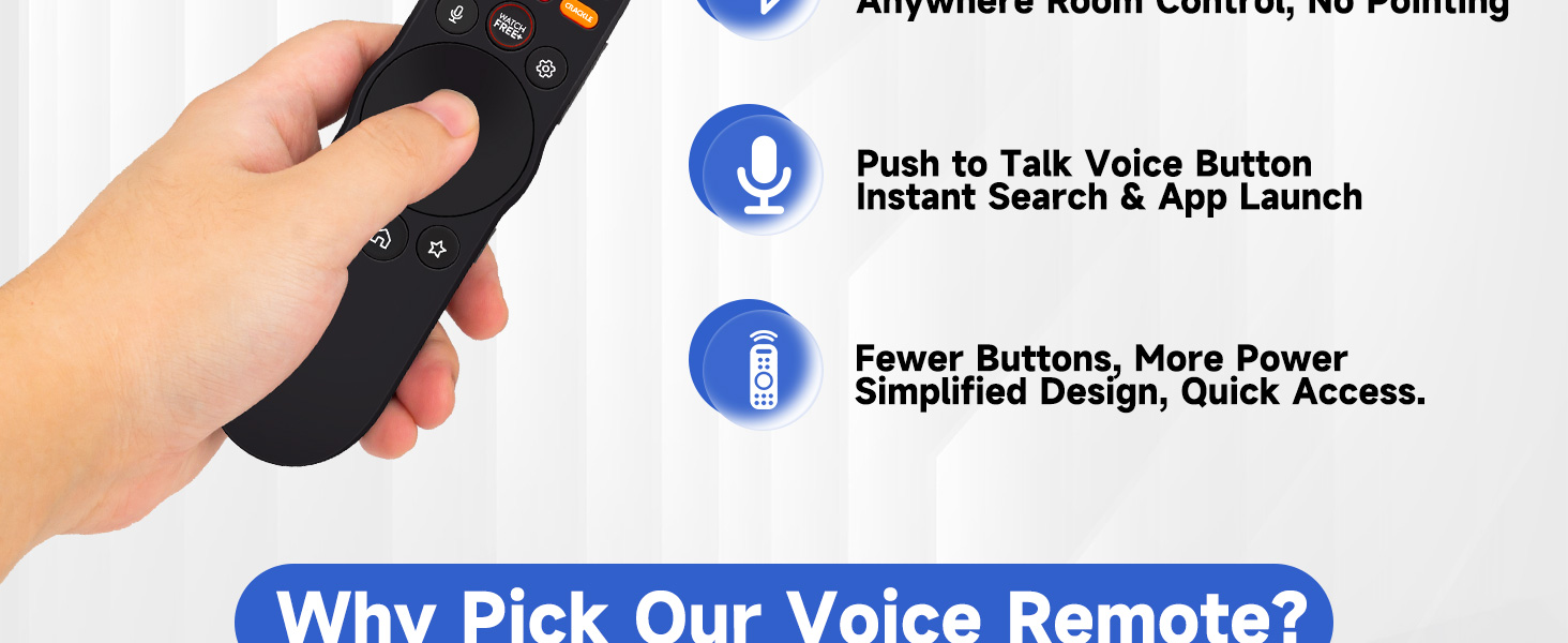 XRT270 Voice Remote for Vizio Smart TV Remote Replacement