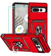 HNHYGETE for Pixel 7 Pro Case with Screen Protector: [Military Grade 20ft. Drop Tested] Slide Cam...