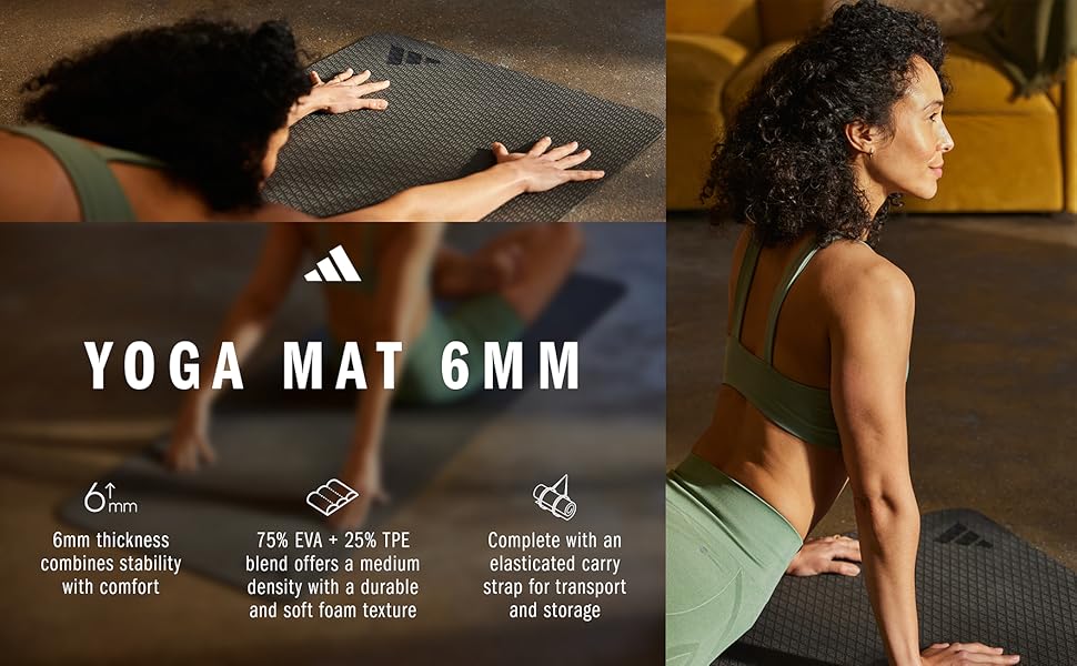adidas 6mm Yoga Mat