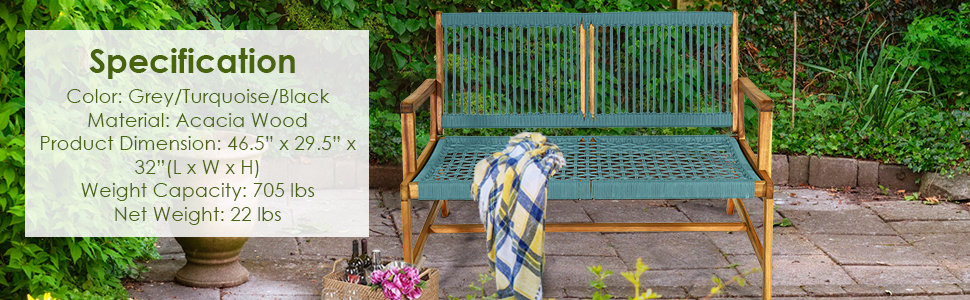 wood frame outdoor chair for heavy people