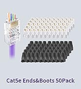 CAT5E CONNECTORS WITH BOOTS