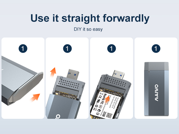 USB 3.0 mSATA SSD Enclosure