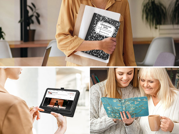 Kindle Fire HD 8 case cover 2022 sleeve bag flip folding magnetic Rotatable Kickstand Shockproof