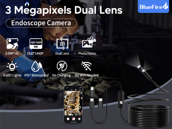 Endoscope Camera with Light 1