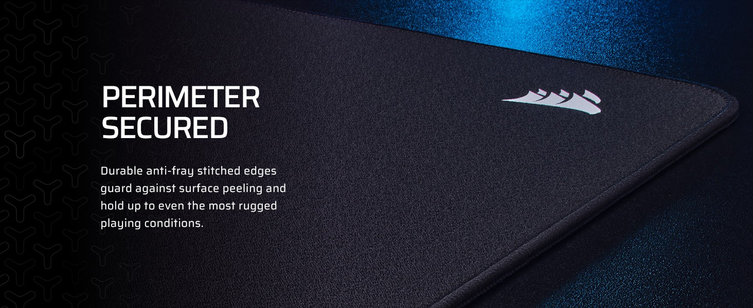  anti-fray stitched edges, anti-fray mouse pad, GAMING MOUSE PAD