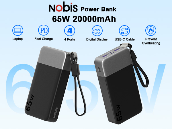 Nobis Power Bank 65W 20000mAh