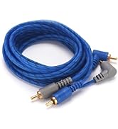 ORION Cobalt CR3.0B (3 Meters/9.84-Ft Blue/Grey) RCA Male to RCA Male Stereo Car Audio Cable | RC...
