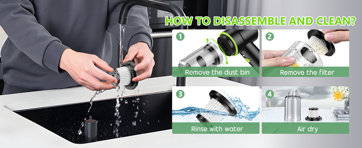 how to disassemble and clean?