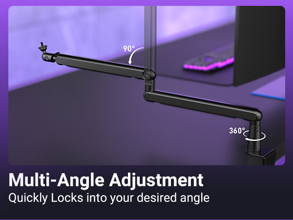 mic arm with adjustment 