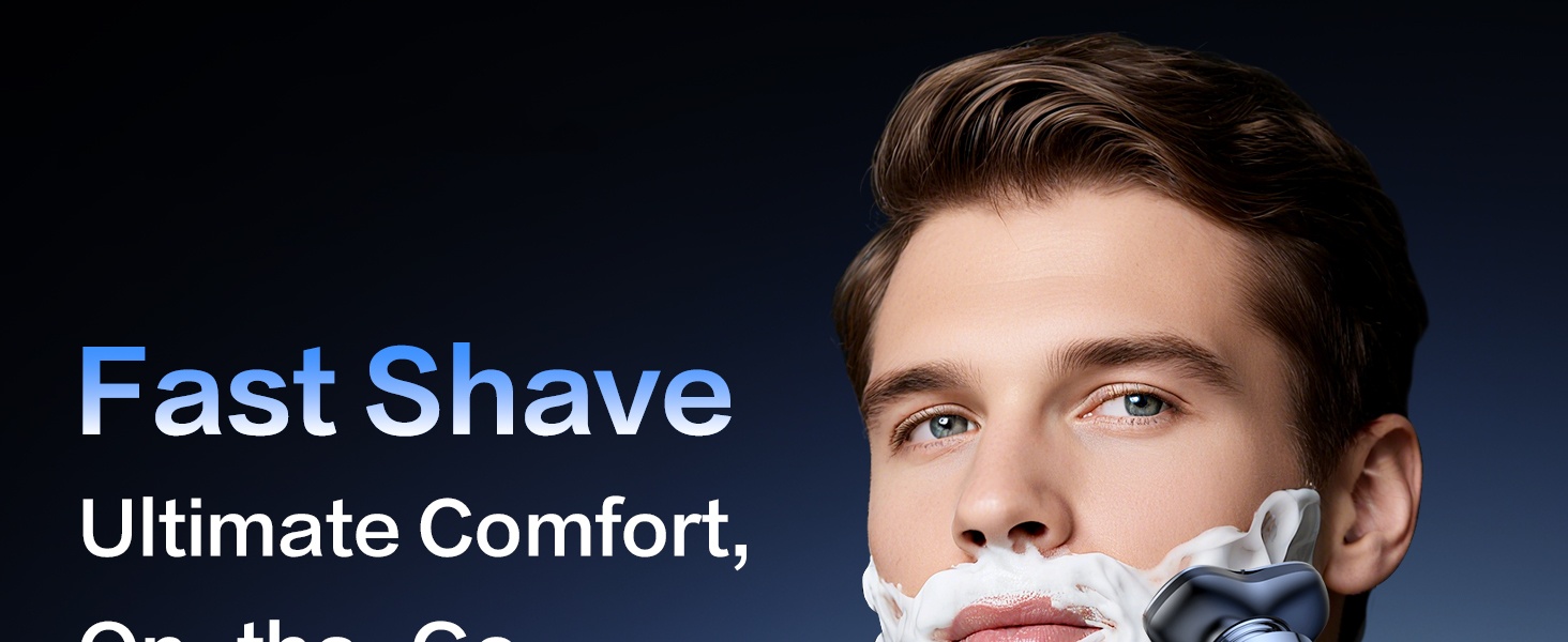 Electric Razor for Men with 3D Flex Blades