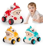Olbyefly Push and Go Toy Cars for Toddlers 1-3, Baby Toys for 1 Year Old Boy, Infant Vehicle Baby...