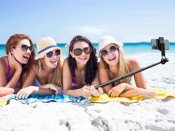 Portable Travel Stand for iPhone Android Selfie/Video Recording/Photo/Live Stream/Vlog