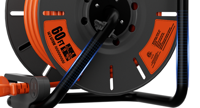 retractable extension cord