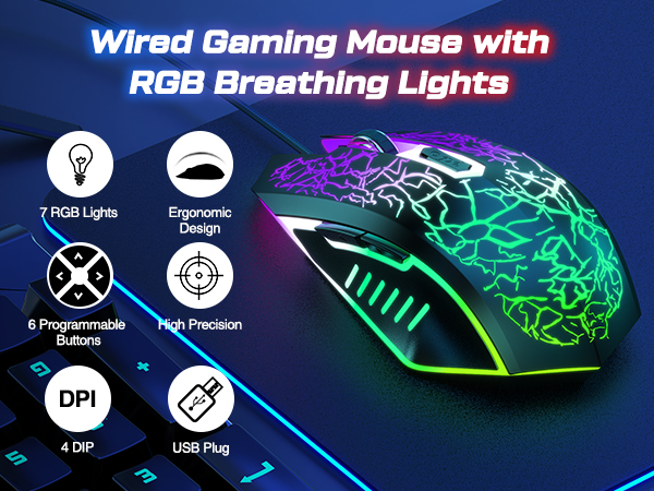 wired gaming mouse 