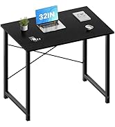 OLIXIS Small Computer Desk for Home Office, 32 Inch Writing Desk for Small Spaces, Study Table wi...