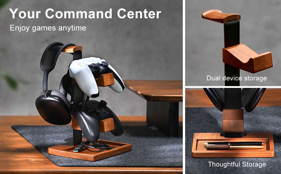 Your Command Center Enjoy games anytime Dual device storage Thoughtful Storage