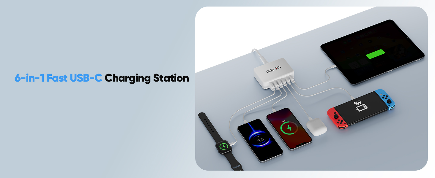 USB C Charging Station