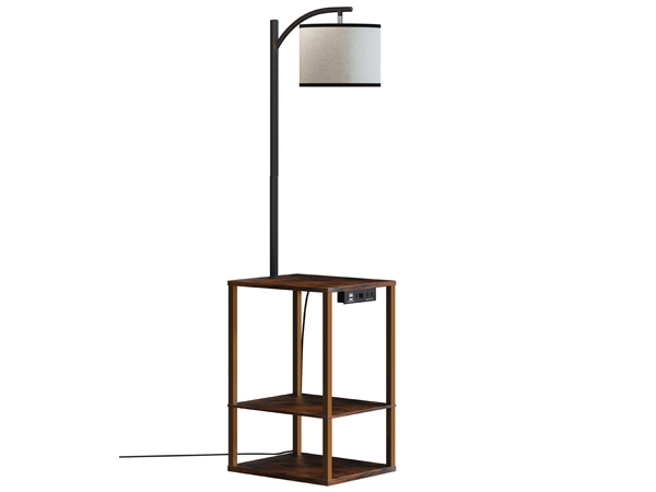 floor lamp with table