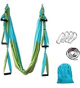 Ovyuzhen Aerial Yoga Swing Set, Ultra Strong Hammock Trapeze Extension, Antigravity Ceiling Hangi...
