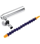 160MM Cold Air Cooling Gun Aluminum Alloy Vortex Cold Hot Air Gun with Flexible Tube for Milling ...