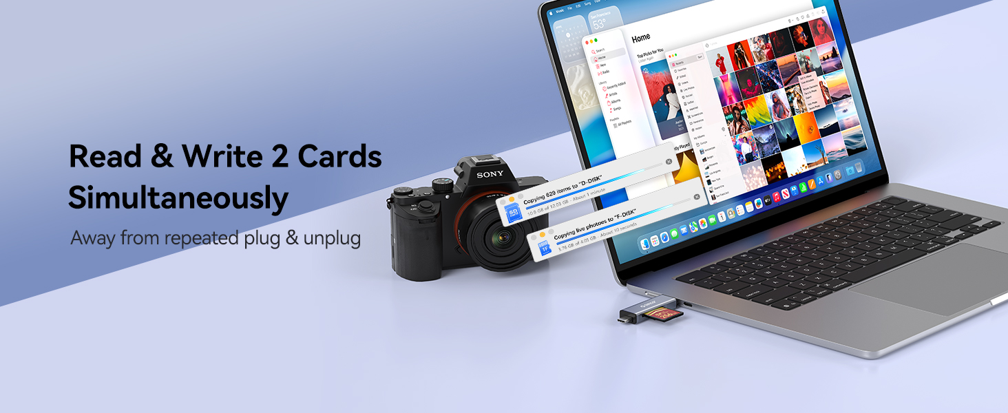 Read &amp;amp; Write 2 Cards Simultaneously