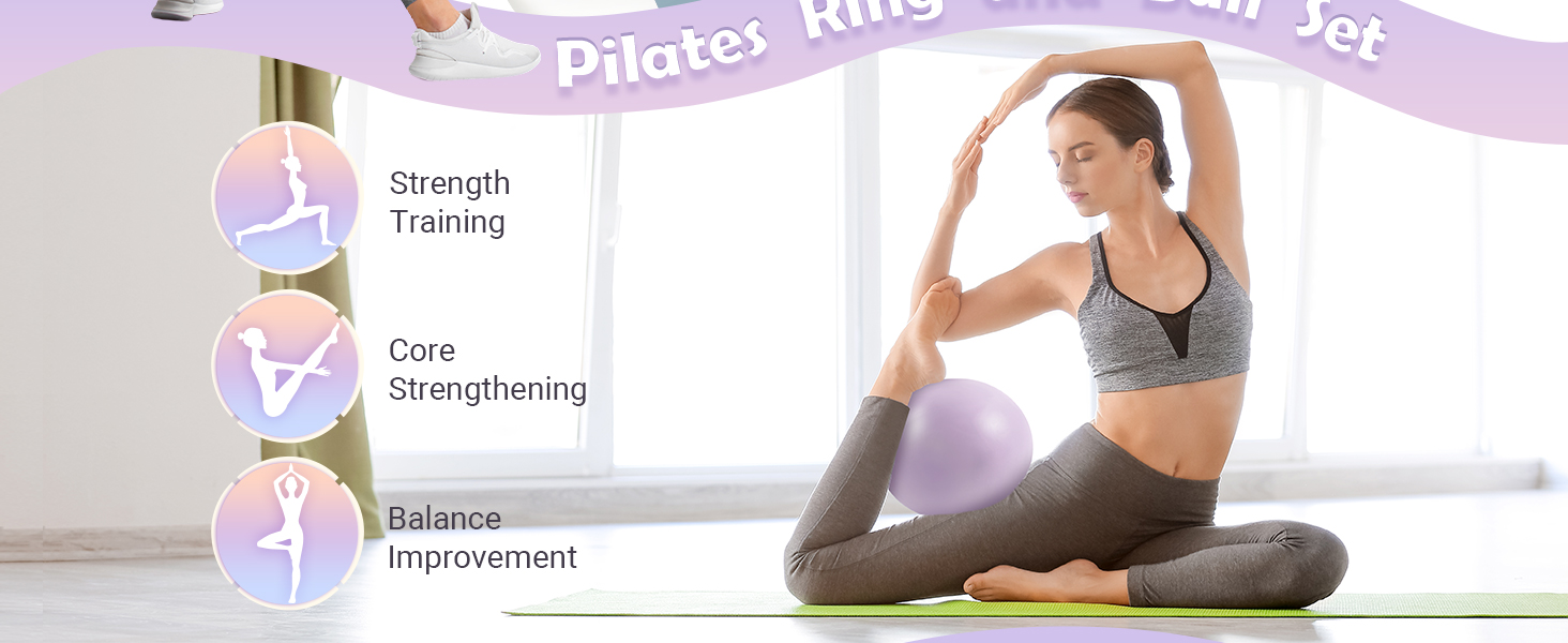 pilates ring set