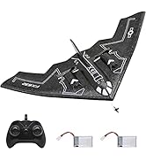 fisca RC Airplane Remote Control B-2 Spirit Stealth Bomber Plane, 2.4Ghz 2CH Foam Drone Ready to ...
