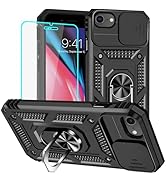 HNHYGETE for iPhone 8/7 Case, iPhone SE Case 2020/2022/3rd with Screen Protector: [Military Grade...