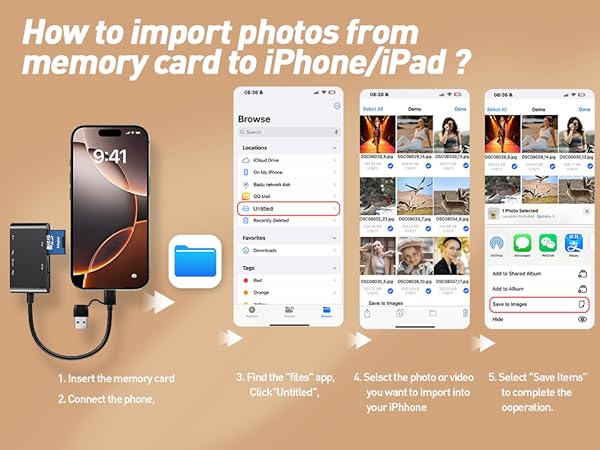 sd card reader for iphone