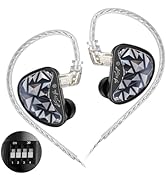KZ AS24 Pro in-Ear Monitor Headphone, 24BA Drivers High-Performance IEM with 8 Tuning Switches, H...