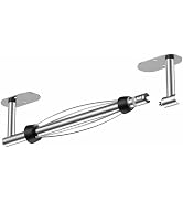 FORIOUS Paper Towel Holder Under Cabinet, One Hand Operable with Adjustable Damping for Easy Tear...