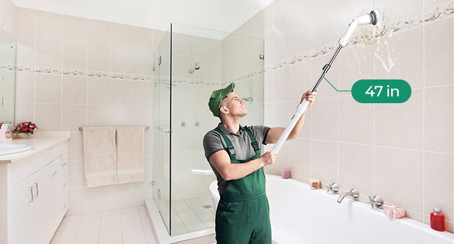 Electric Spin Scrubberelectric power shower scrubber bathroom scrubber handheld spin scrubber