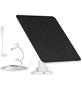 Solar Panel for Ring Camera, 5W Camera Solar Panel Compatible with Ring Stick Up Cam/Pro Battery,...