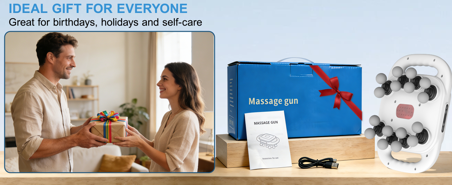16 head massage gun