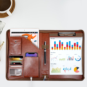 Zippered Padfolio Organizer