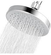 High Pressure Shower Head - 4.7“ Powerful Bathroom Pressure Boosting Rain Showerhead - Perfect Un...