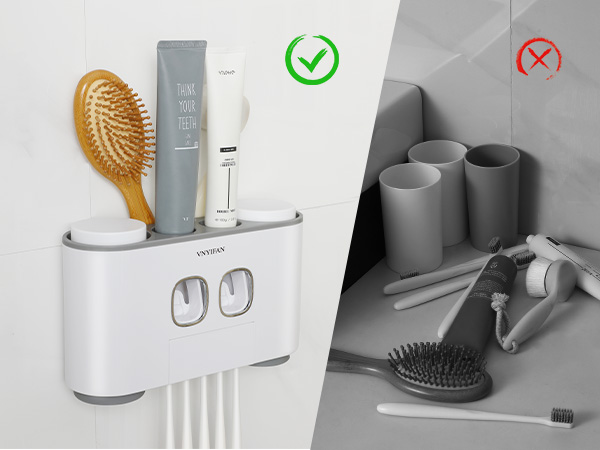 wall mounted toothbrush