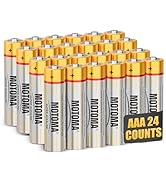 MOTOMA AAA Batteries 24 Pack 1.5V 720mAh Alkaline AAA Battery Long Lasting Power Triple AAA Batte...
