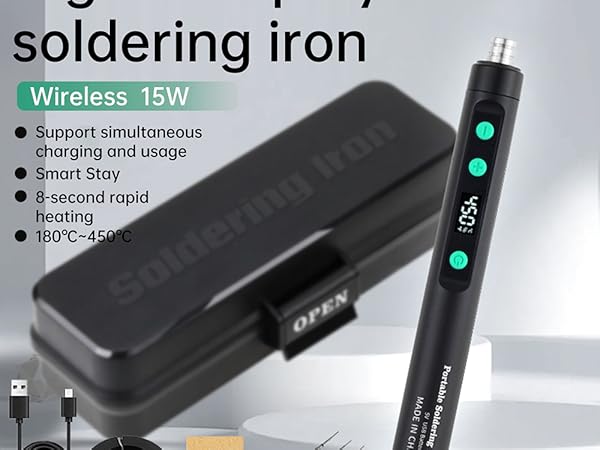 Cordless Soldering Iron Kit