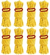 Smithok 8 Pack 4mm Guy Lines Ultralight Tent Cords with Aluminum Adjuster Tensioner Outdoor Campi...