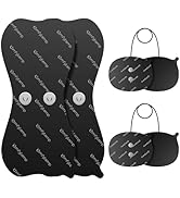 Comfytemp Adhesive Electrodes, Wireless TENS Unit Replacement Pads for K6133 K6108, 4 Pack TENS U...